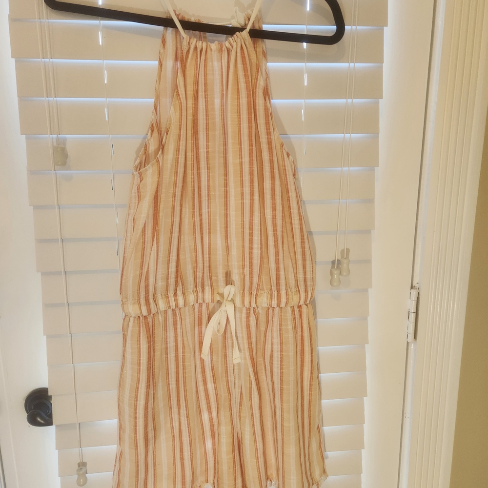 Striped Halter Romper